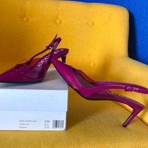 Calvin Klein Magenta Heels Pumps 9. These fit like an 8.5. New without tags.